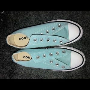 Teal Low-Top Converse